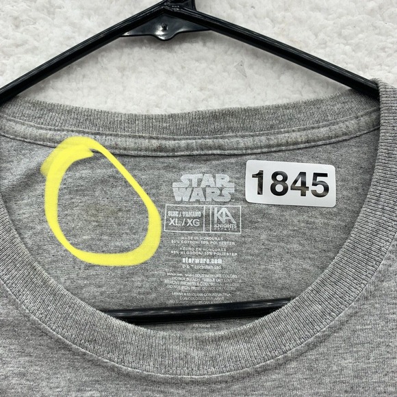 Star Wars x FSU Seminoles T-Shirt Mens XL X-Large Gray Jedi Academy Lightsaber - Picture 9 of 10